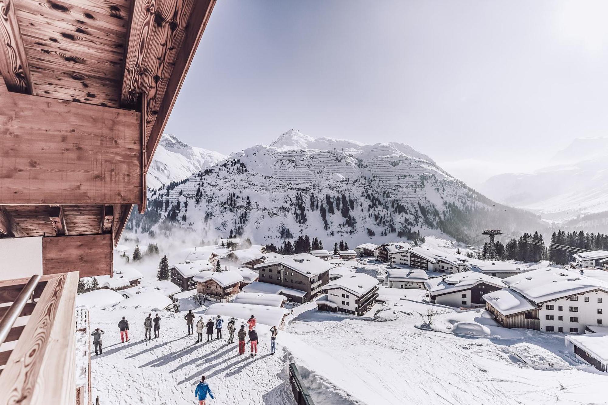Hotel Goldener Berg Лех Экстерьер фото