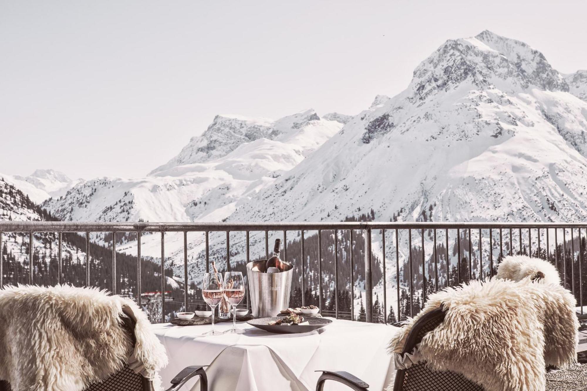 Hotel Goldener Berg Лех Экстерьер фото